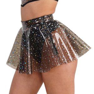 Sky Full Of Stars PVC Mini Skirt